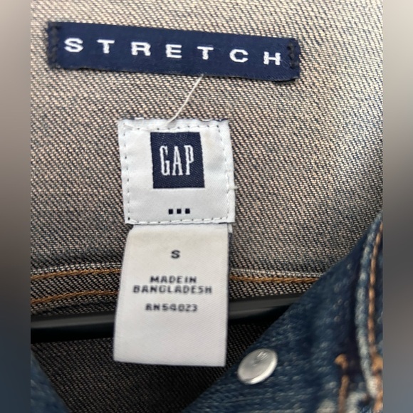 Vintage Gap Jacket Women's Size S Denim Trucker Stretch Y2K - Picture 2 of 6